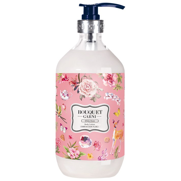 부케가르니 바디로션 화이트머스크, 1000ml, 1개