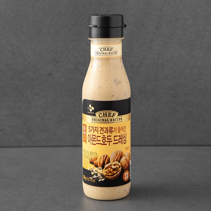 CJ제일제당 5가지 견과류가 들어간 아몬드호두드레싱, 230g, 1개