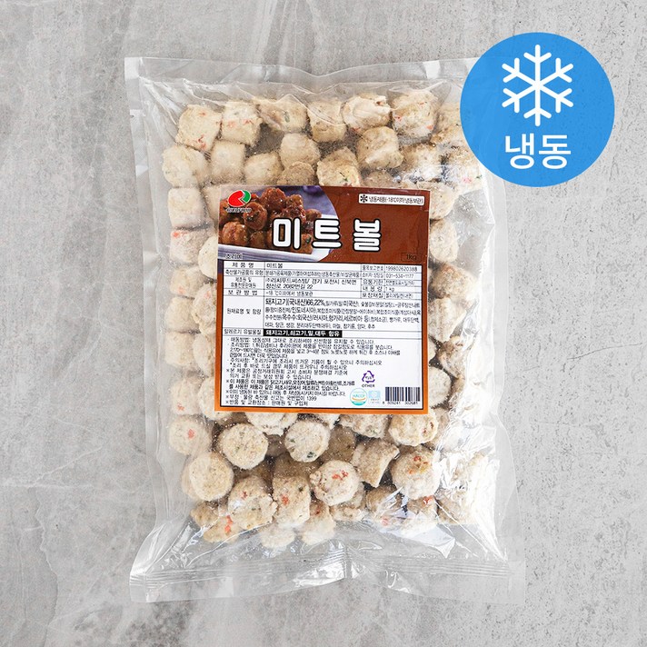 리치푸드 미트볼 (냉동), 1kg, 1개