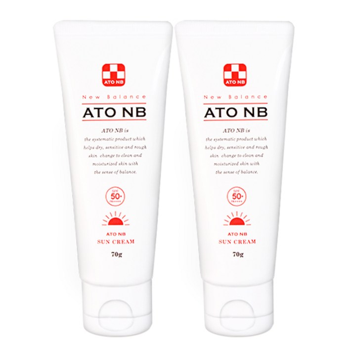 아토엔비 유아선크림 SPF50+ PA++++, 70g, 2개