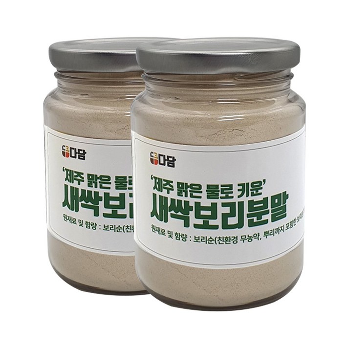 다담 새싹보리분말, 130g, 2개
