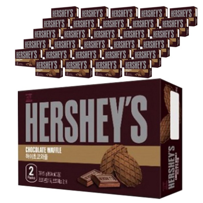 허쉬 초코와플, 55g, 32개