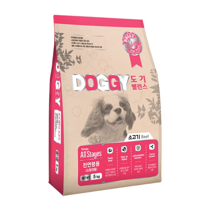 인터펫코리아 전연령용 도기밸런스 소형견 건식사료, 소, 5kg