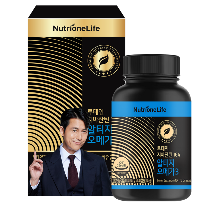 뉴트리원 루테인 지아잔틴 164 알티지오메가3, 100캡슐, 1개