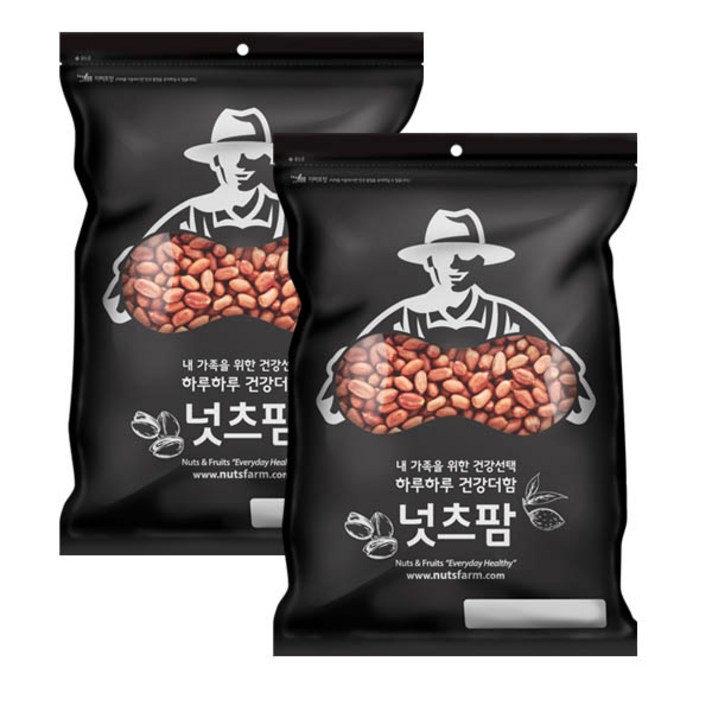 넛츠팜 볶음땅콩, 800g, 2개입