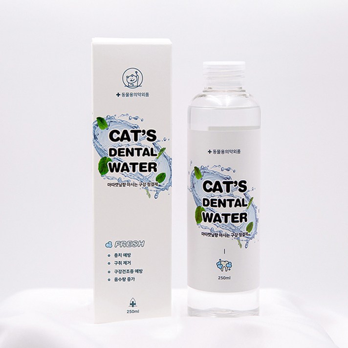 정글몬스터 캣 덴탈워터 구강청결제, 250ml, 1개