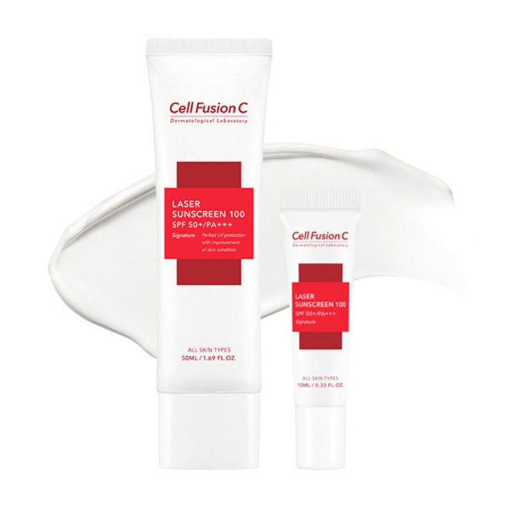 셀퓨전씨 레이저 100 썬스크린 SPF50+ PA+++ 50ml + 10ml 세트, 1세트