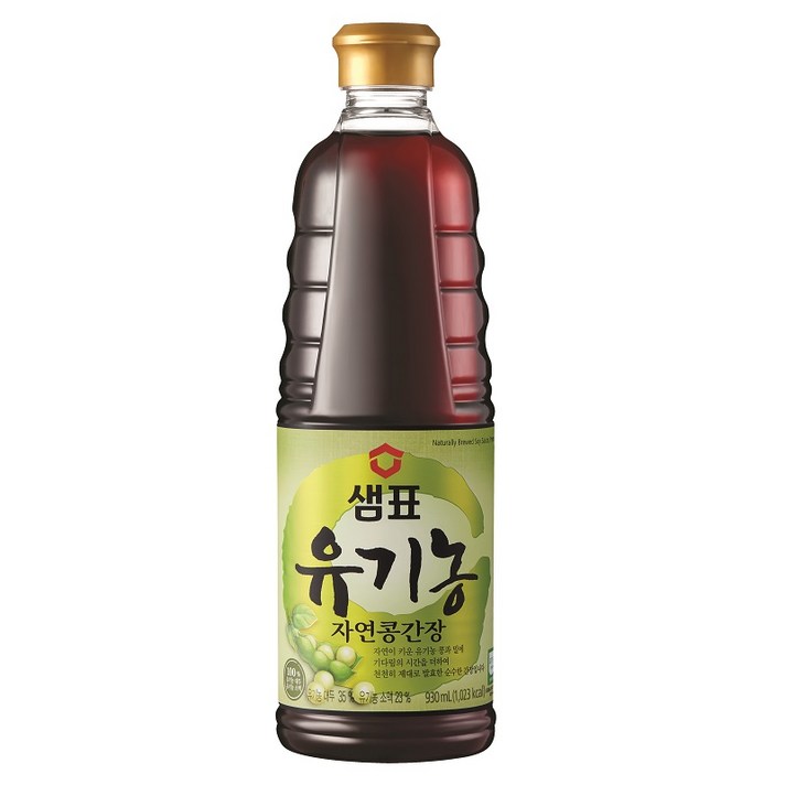 샘표 유기농 자연콩 간장, 930ml, 1개