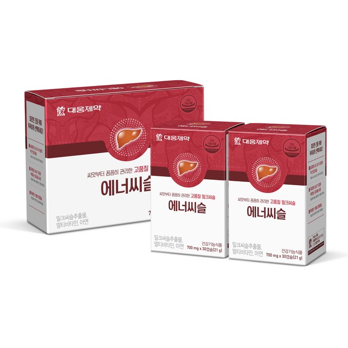 대웅제약 에너씨슬 밀크씨슬 간영양제, 30개입, 2개