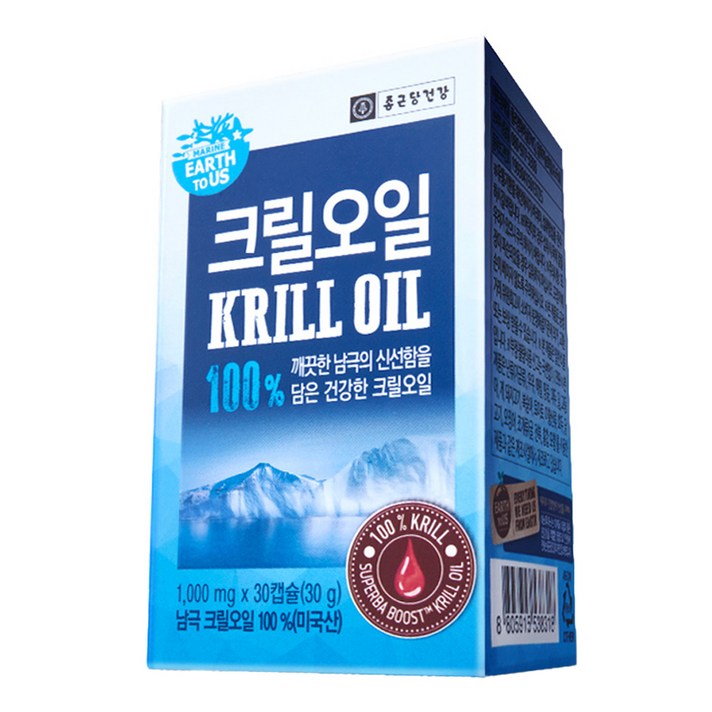 종근당건강 어스투어스 크릴오일, 30g, 1개