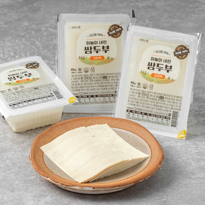 하늘이 내린 쌈두부, 80g, 3개