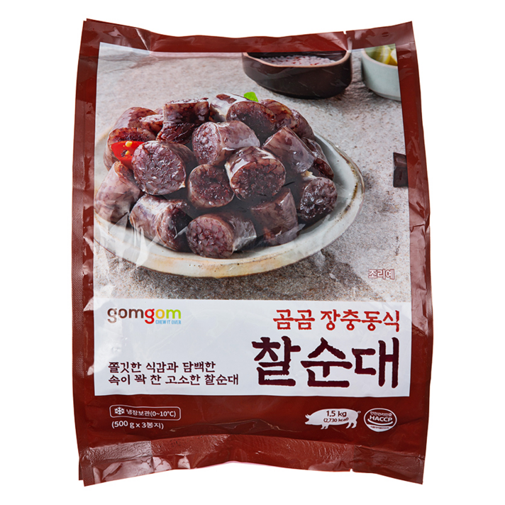 곰곰 찰 순대, 1.5kg, 1개