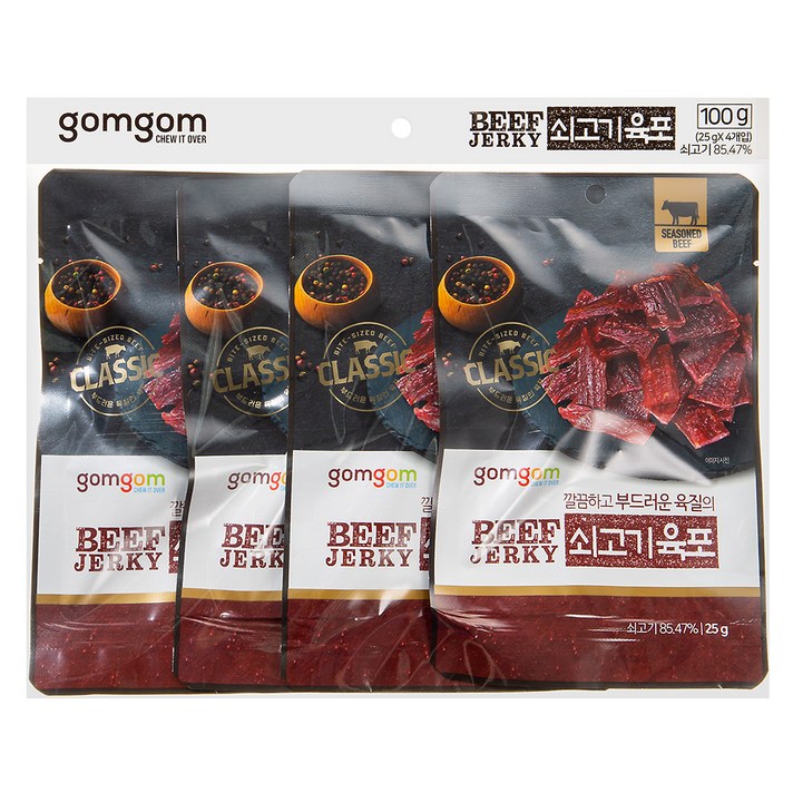 곰곰 우육포, 25g, 4개