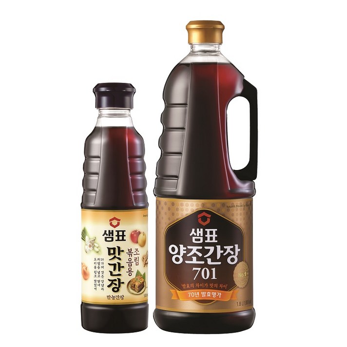 샘표 양조간장701 1.8L + 맛간장 500ml, 1개