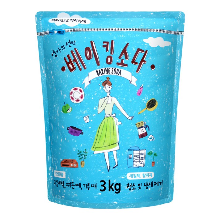 엄마의선택 베이킹소다, 3kg, 1개