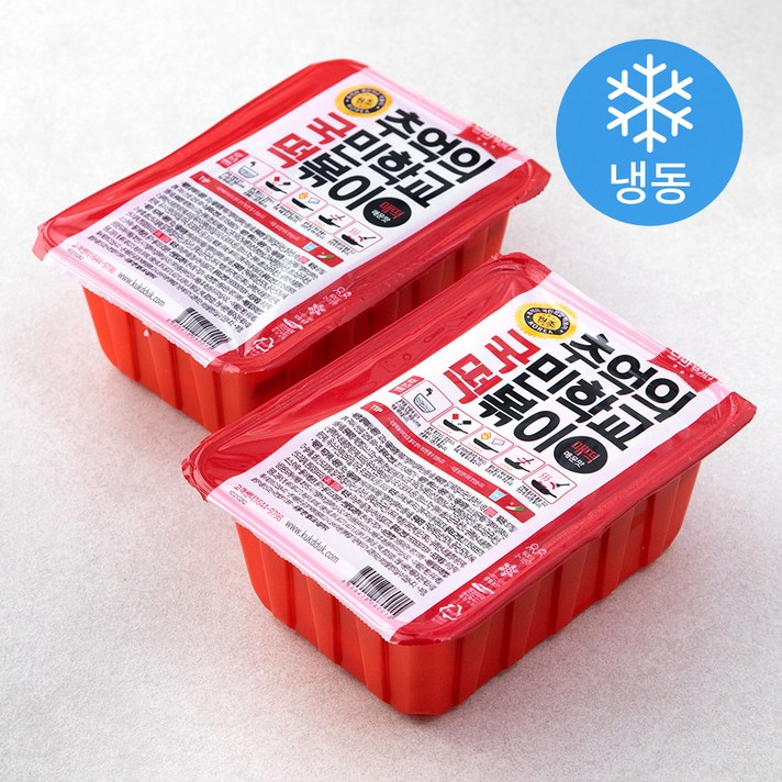 추억의 국민학교 떡볶이 매운맛 (냉동), 600g, 2개