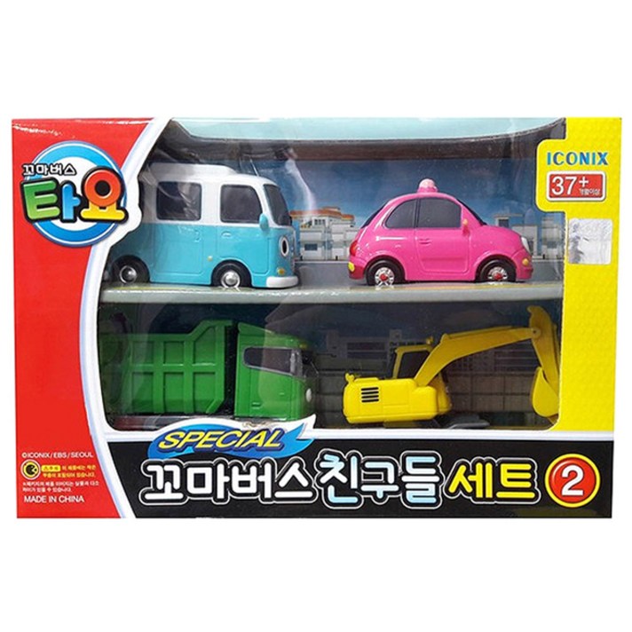 타요 스페셜 꼬마 버스 친구들 세트 2, 혼합색상