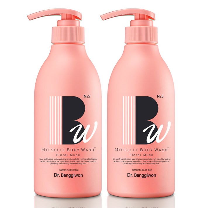 닥터방기원 모아젤 바디워시 플로럴 머스크, 1000ml, 2개