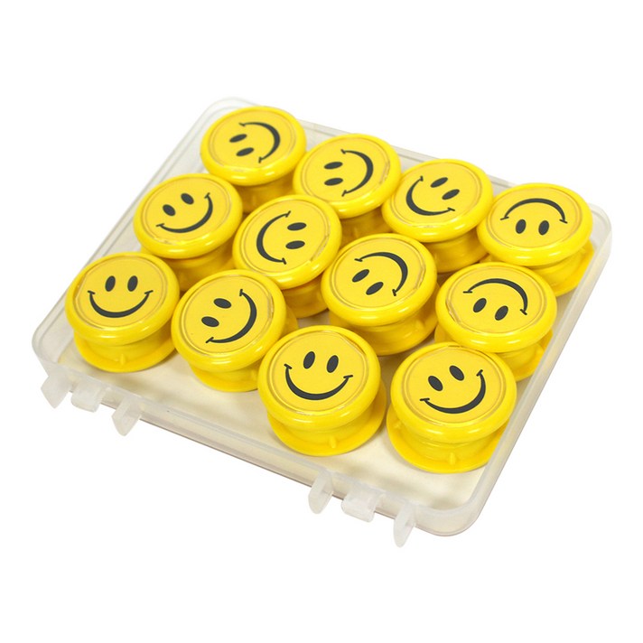 스마일메모홀더_MSMH-35mm_24개입, 노랑