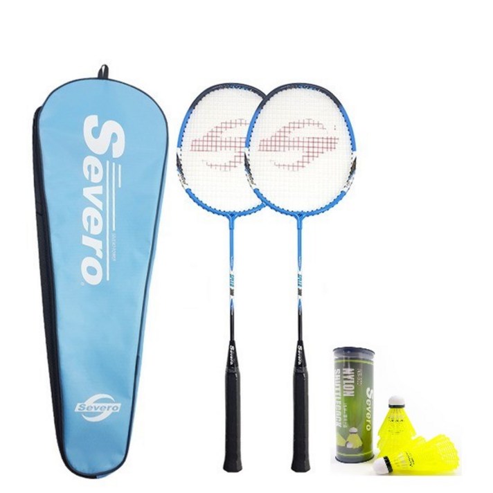 세베로 배드민턴 라켓 SPEED300 2p + NS500 나일론 셔틀콕 5p, SPEED300(라켓), M100(셔틀콕), 1세트