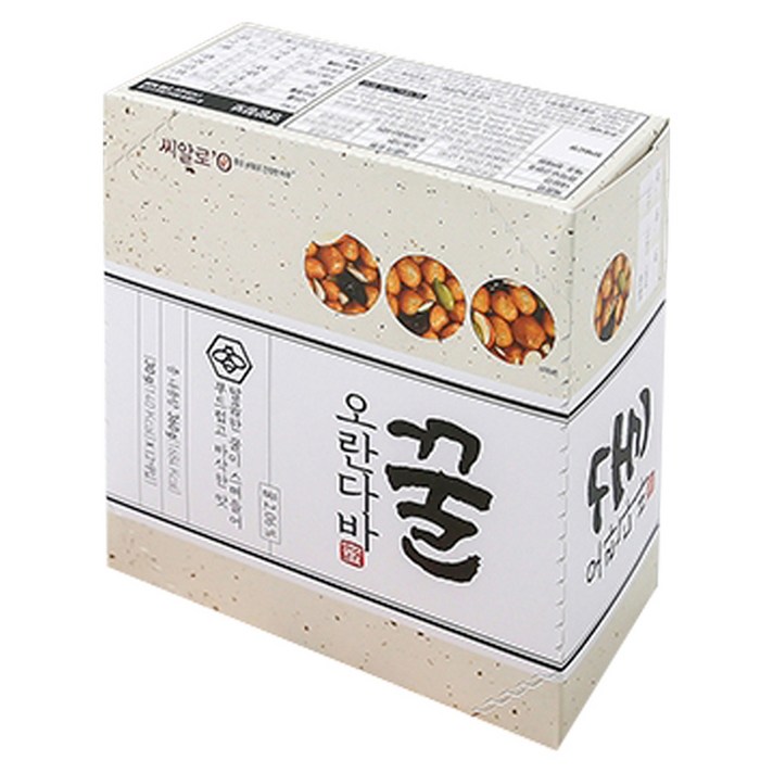 씨알로 꿀 오란다바 강정, 30g, 12개