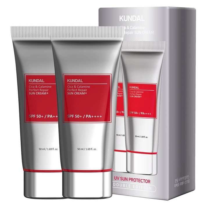 쿤달 퍼펙트 리페어 선크림 SPF50 PA++++, 50ml, 2개
