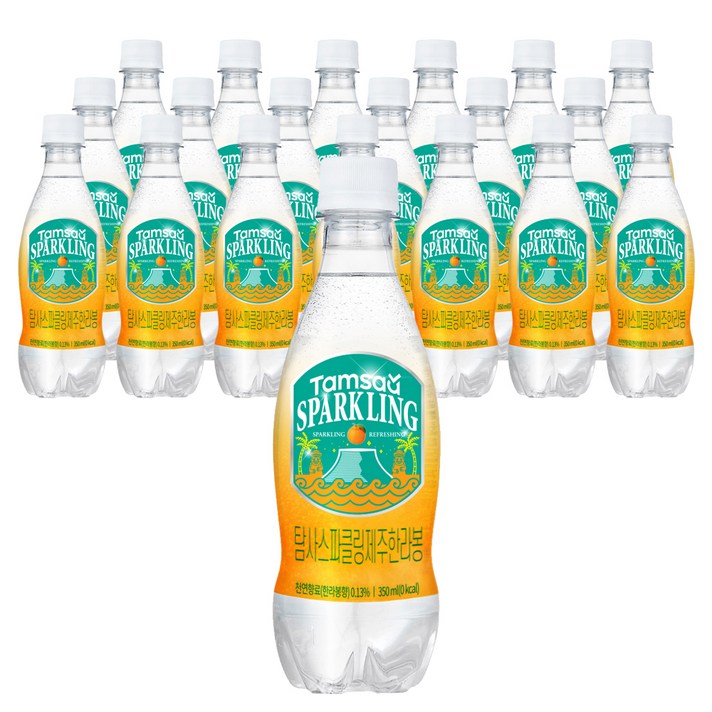 탐사 스파클링 제주한라봉, 350ml, 20개