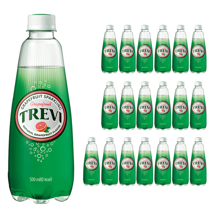 트레비 롯데칠성음료 자몽, 20개, 500ml