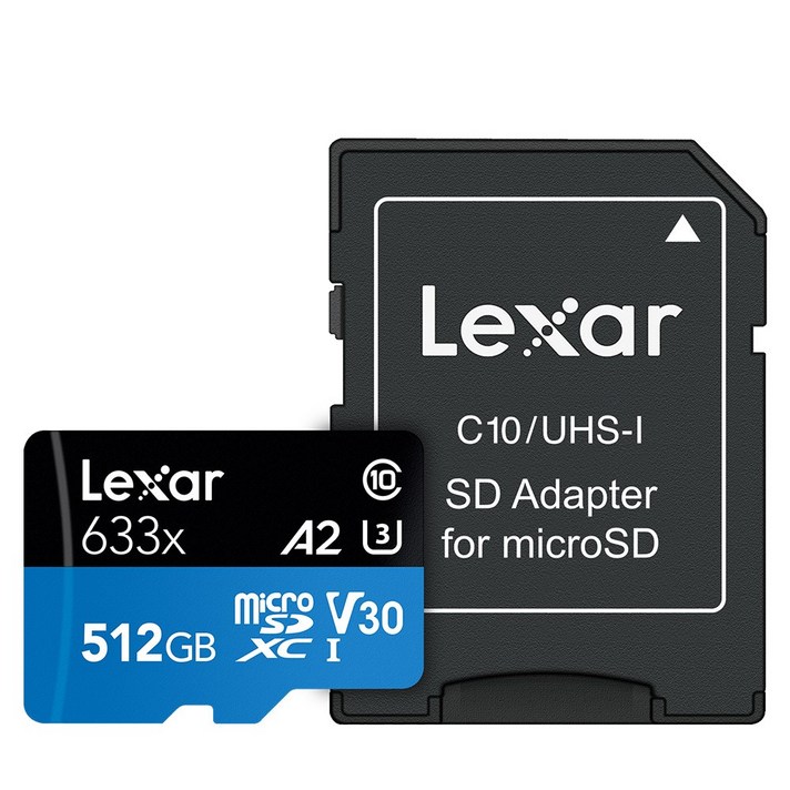 렉사 high Performance microSDHC 633배속 메모리카드 mirco SDXC UHS-I cards 633x, 512GB