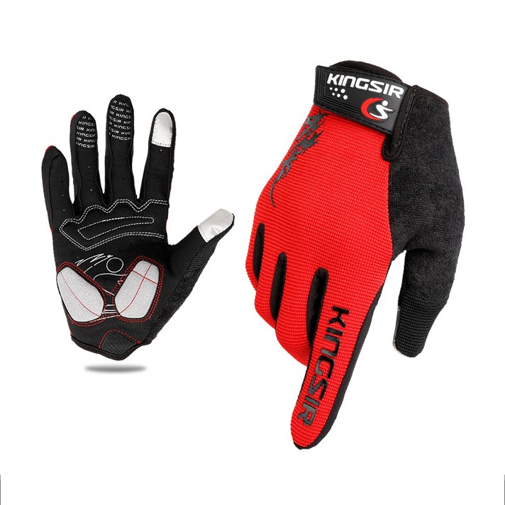 삼에스 킹썰 다용도 스포츠장갑 봄가을용, 레드