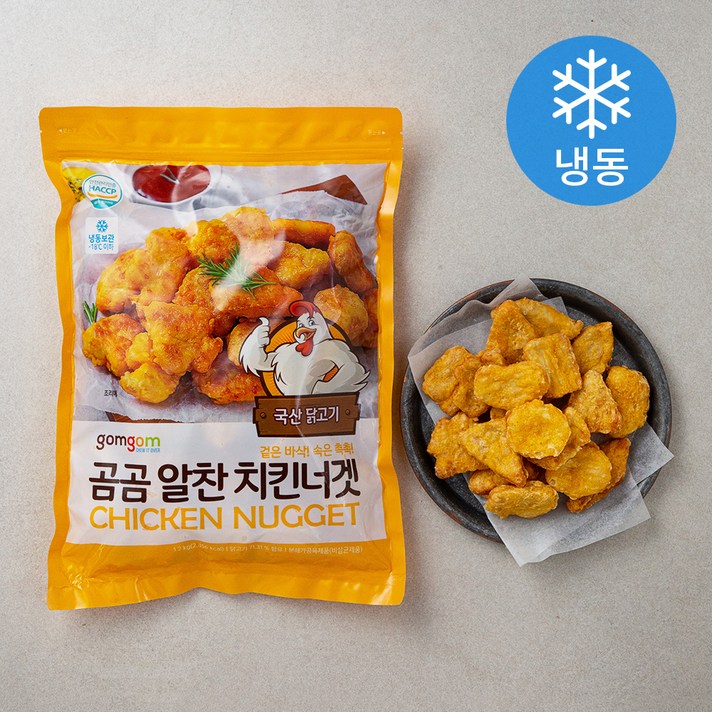 곰곰 알찬 치킨너겟, 1200g, 1개
