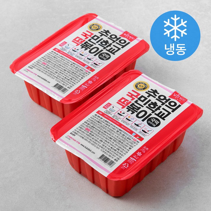 추억의 국민학교 떡볶이 오리지널 (냉동), 600g, 2개