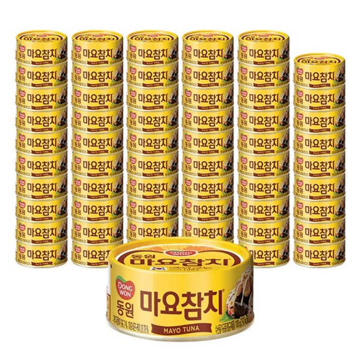 동원 마요참치, 100g, 60개