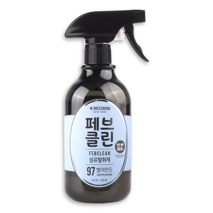 더블유드레스룸 대용량 섬유탈취제 페브클린 No 97 에이프릴 코튼향 본품, 500ml, 1개