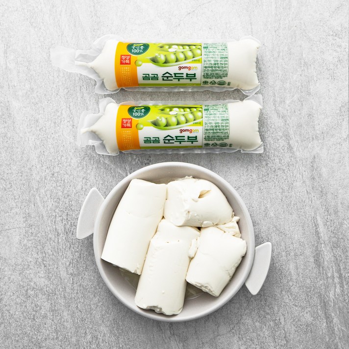 곰곰 100% 우리콩 순두부, 400g, 2팩