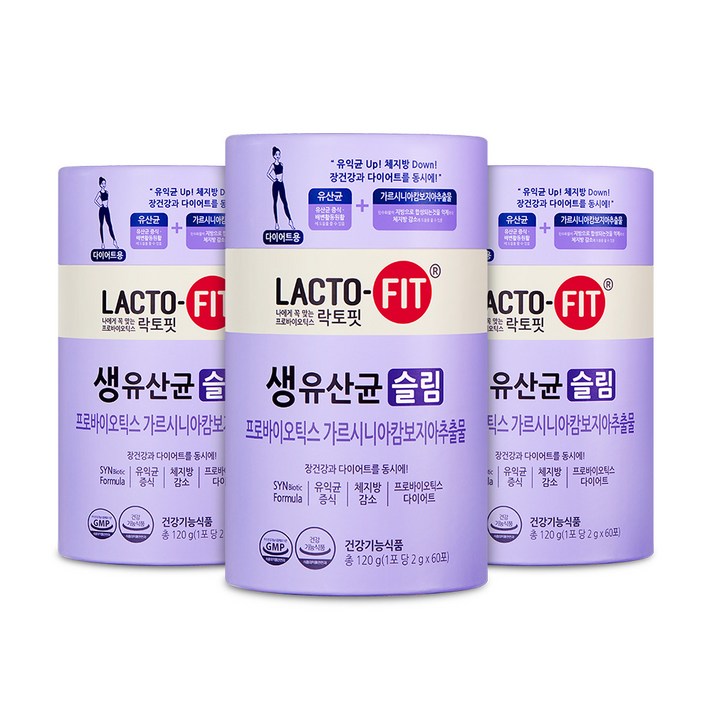 종근당건강 락토핏 생유산균슬림, 2g, 180개