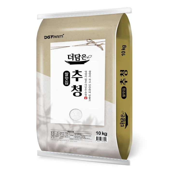 더담은 우리쌀 경기미 추청, 10kg (특등급), 1개