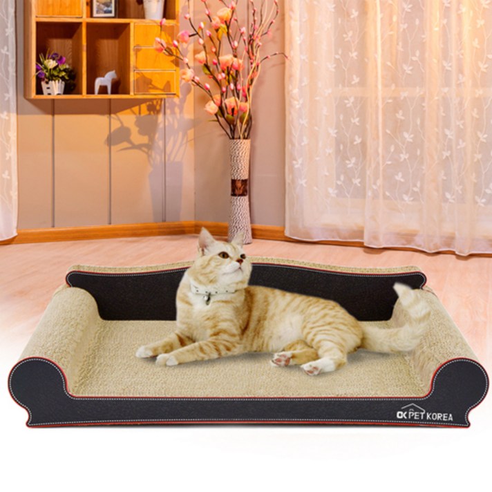 오케이펫코리아 소파 평판형 스크래쳐 70cm, 혼합색상, 1개