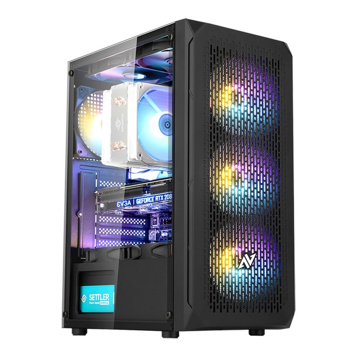 아싸컴 3D 게임 그래픽용 조립PC AS-A58N2 (라이젠5-3500), WIN미포함, RAM 8GB, SSD 240GB