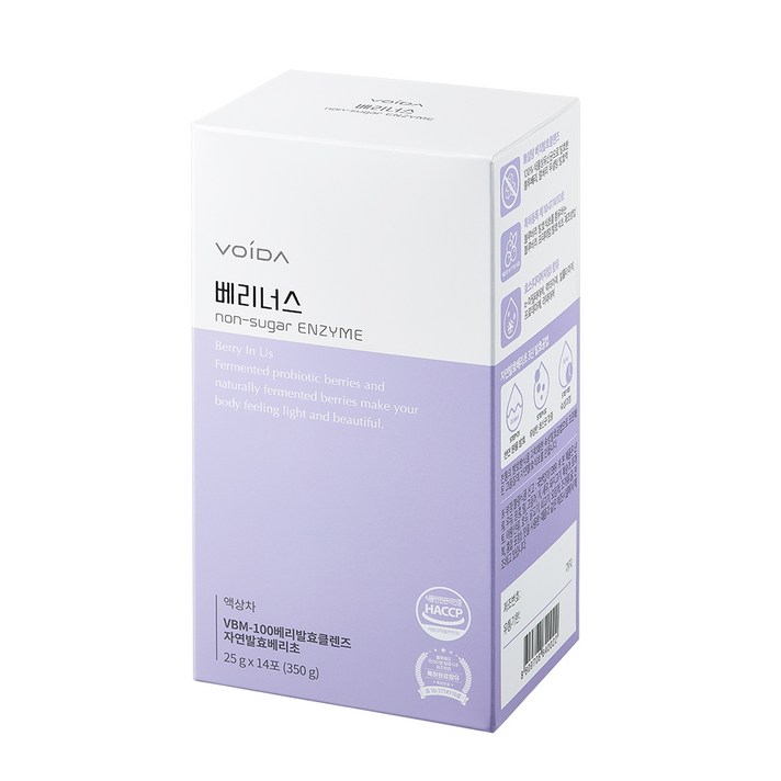 보이다 베리너스 발효초 효소 클렌즈, 25g, 14개