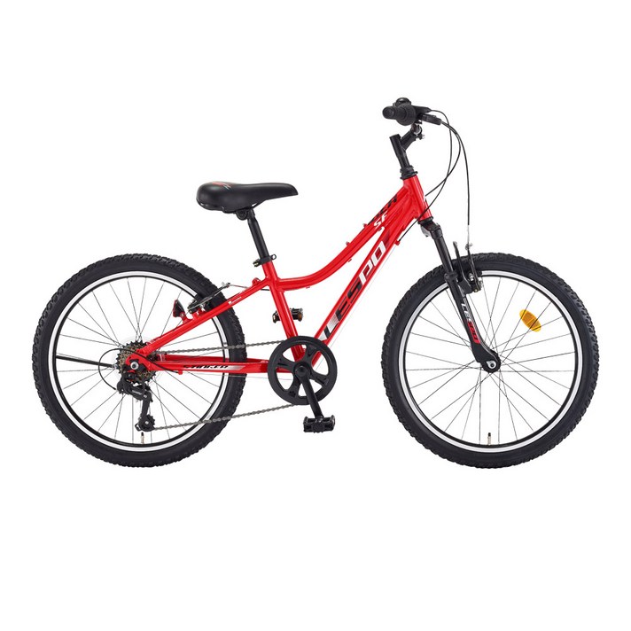 레스포 스팅거 SF 7단 MTB 자전거, 네온레드, 150cm