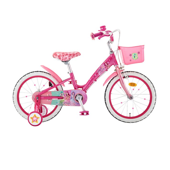 삼천리자전거 시크릿쥬쥬 네발 자전거, 핑크, 1210mm