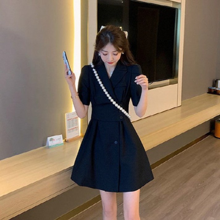 안다로미 깔끔데이 정장 원피스