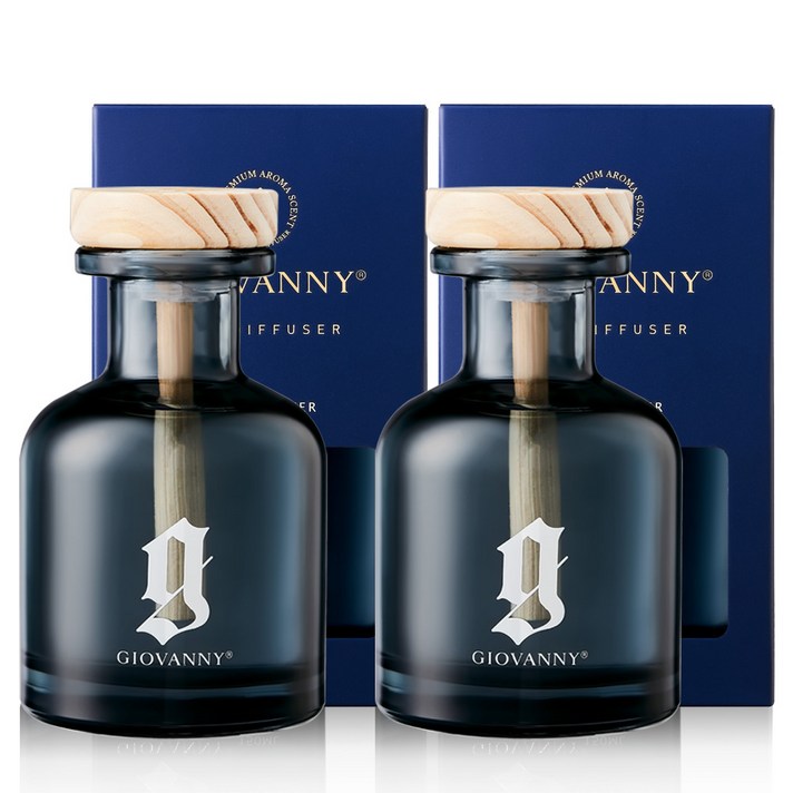 지오바니 차량용 디퓨저 150ml x 2종 세트, 아쿠아샤워, 1세트