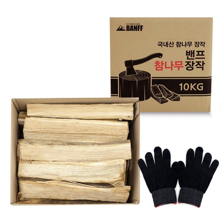 밴프 참나무 장작 CT026, 10kg, 1개