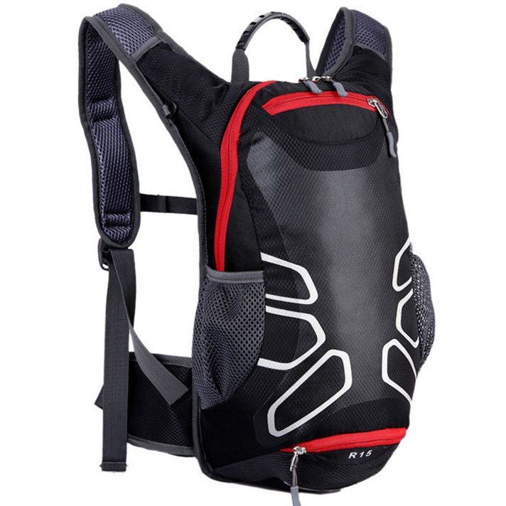 뉴엔 초경량 자전거 백팩 15L CN36, 블랙