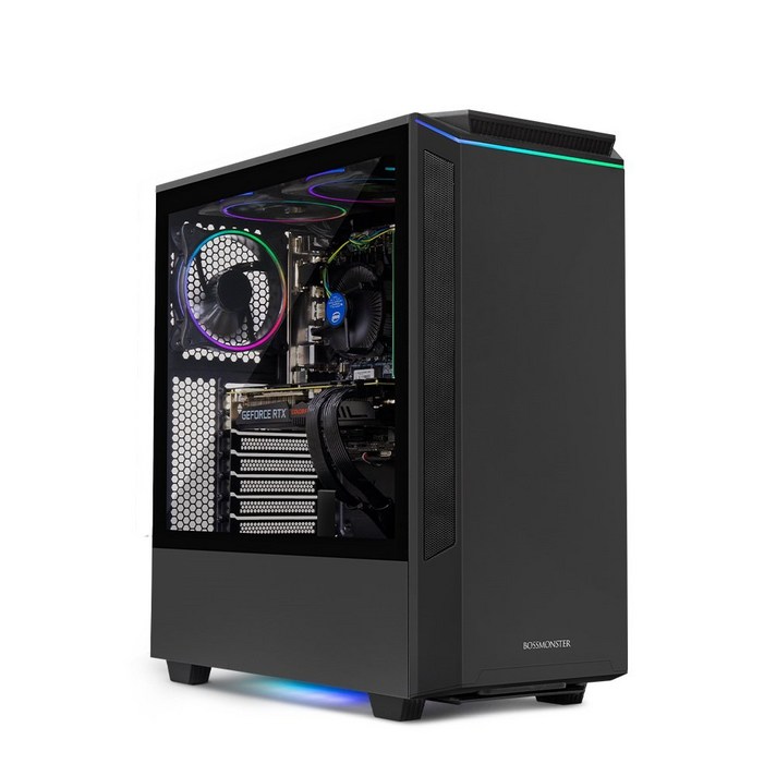 한성컴퓨터 게이밍 데스크탑 블랙 보스몬스터 DX5506RX (라이젠5-5600X WIN미포함 RAM 16GB NVMe 512GB RTX 3060), 기본형