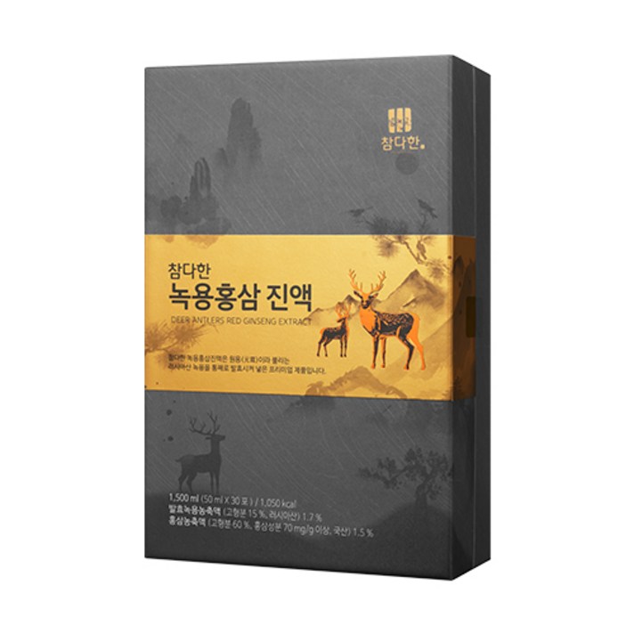 참다한 녹용홍삼 진액 30p, 1500ml, 1개