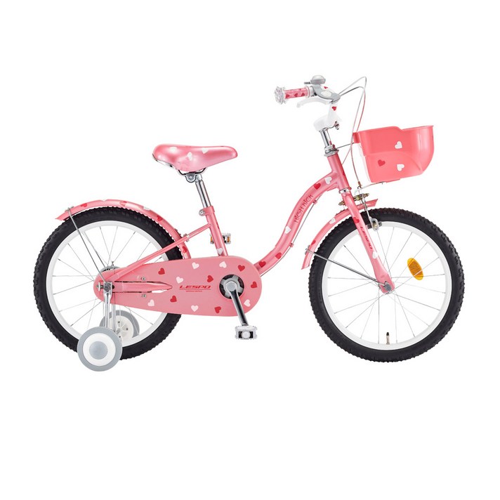 레스포 아동용 18 하이킥 자전거 2021, 라이트 핑크, 121cm