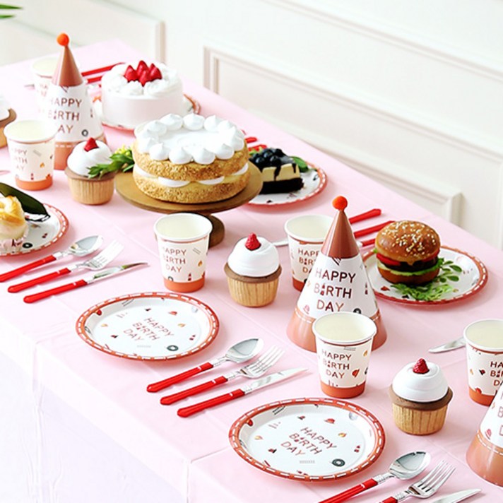 파티해 역할놀이 파티테이블셋팅패키지 10인용 소방관